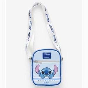 LOUNGEFLY DISNEY LILO & STITCH Athletic CROSSBODY BAG!